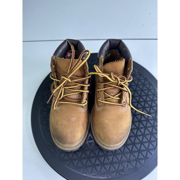 Timberland Premium 6" inch Waterproof Toddler Boots Size 8 Wheat Nubuck (12809) - Picture 5 of 9